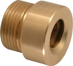 Keystone Threaded Products - 1.12" Long, 1" High, 1/2" Thread Length, Bronze, Right Hand, Round, Precision Acme Nut - 0.937-16 Thread Size, 2C Class of Fit - Industrial Tool & Supply