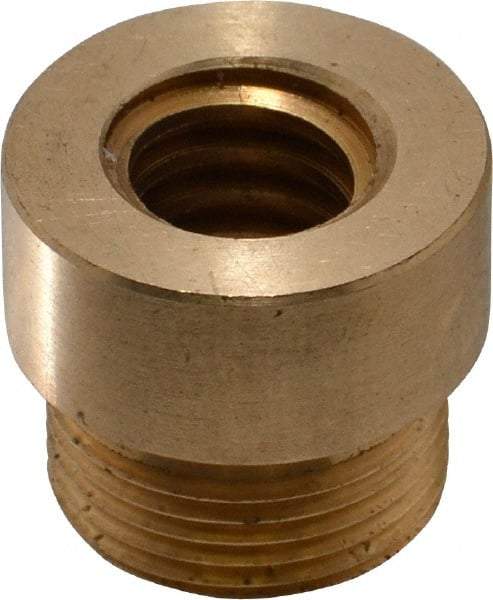 Keystone Threaded Products - 1.12" Long, 1" High, 1/2" Thread Length, Bronze, Right Hand, Round, Precision Acme Nut - 0.937-16 Thread Size, 2C Class of Fit - Industrial Tool & Supply