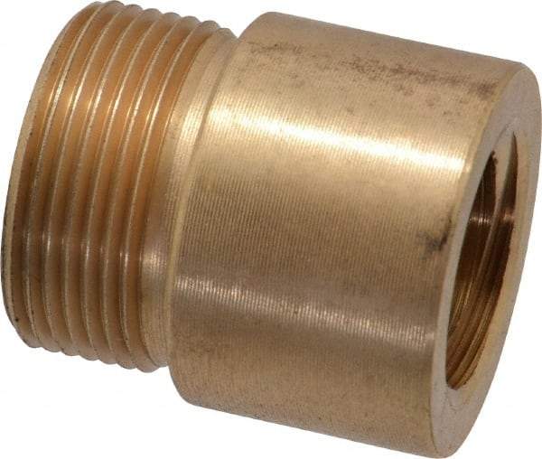 Keystone Threaded Products - 1.12" Long, 1-1/4" High, 1/2" Thread Length, Bronze, Right Hand, Round, Precision Acme Nut - 1.000-18 Thread Size, 2C Class of Fit - Industrial Tool & Supply