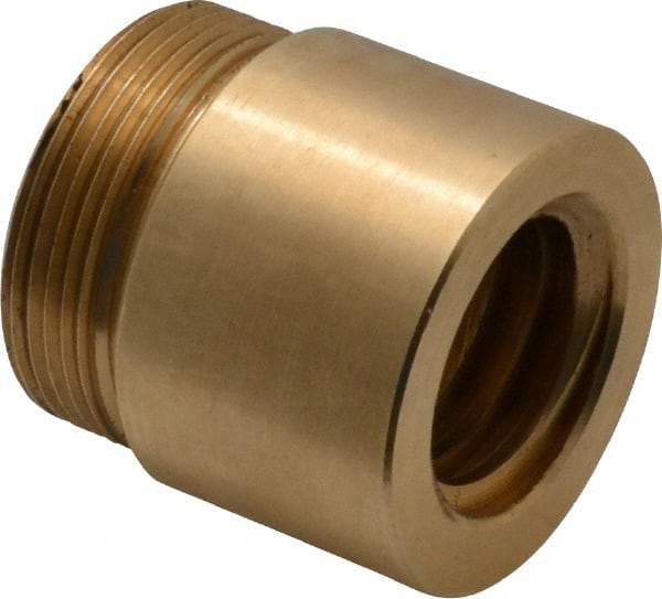 Keystone Threaded Products - 1-1/2" Long, 1-1/2" High, 1/2" Thread Length, Bronze, Right Hand, Round, Precision Acme Nut - 1.375-16 Thread Size, 2C Class of Fit - Industrial Tool & Supply