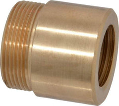 Keystone Threaded Products - 1-1/2" Long, 1-1/2" High, 1/2" Thread Length, Bronze, Right Hand, Round, Precision Acme Nut - 1.375-16 Thread Size, 2C Class of Fit - Industrial Tool & Supply