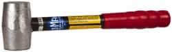 No-Mar - 3 Lb Head 3/4" Face Lead Hammer - 10" OAL, Vinyl Handle - Industrial Tool & Supply
