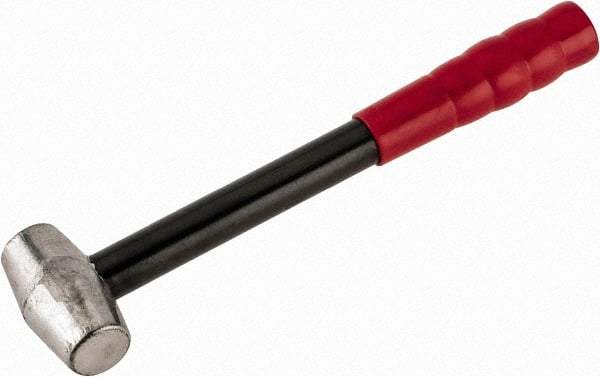 No-Mar - 2 Lb Head 1-1/8" Face Lead Hammer - Vinyl Handle - Industrial Tool & Supply