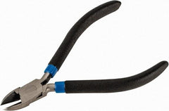 Armstrong - 4-1/4" OAL, Diagonal Cutter - 9/16" Jaw Length x 7/16" Jaw Width, Oval Head, Plastic Cushion Handle - Industrial Tool & Supply