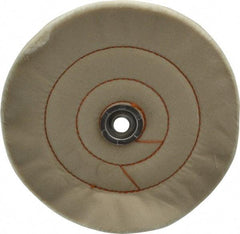 Dico - 8" Diam x 3/4" Thick Unmounted Buffing Wheel - Cushion Sewn, 1/2" Arbor Hole, Medium Density - Industrial Tool & Supply