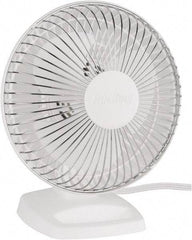 Air King - 6" Blade, 191 Max CFM, Desk Fan - 0.19/0.14 Amps, 120 Volts, 2 Speed - Industrial Tool & Supply