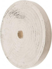 Divine Brothers - 10" Diam x 1" Thick Unmounted Buffing Wheel - Polishing Wheel, 1-1/4" Arbor Hole - Industrial Tool & Supply