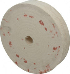 Divine Brothers - 10" Diam x 2" Thick Unmounted Buffing Wheel - Polishing Wheel, 1-1/4" Arbor Hole - Industrial Tool & Supply