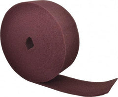 Superior Abrasives - 30' Long x 4" Wide Nonwoven Roll - Very Fine Grade, Red, Aluminum Oxide - Industrial Tool & Supply
