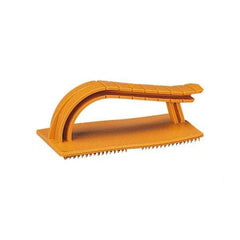 Standard Abrasives - 3-5/8" Wide Plastic Hand Pad Holder with Backing Pad Attachment - Compatible with Scouring Pads - Industrial Tool & Supply