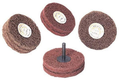 Standard Abrasives - 6" Diam, 1" Face Width, 1" Center Hole, Fine Grade, Silicon Carbide Deburring Wheel - Unitized, Medium/Hard Density 7 Grade, 6,000 RPM - Industrial Tool & Supply