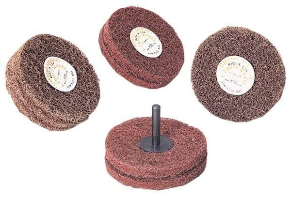 Standard Abrasives - 1" Disc Diam, 40 Grit, Zirconia Alumina Quick Change Disc - Type S Attaching System, Coated, Green, Coarse Grade - Industrial Tool & Supply
