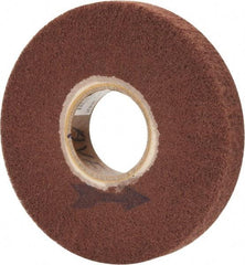 Made in USA - 6" Diam 220 Grit Aluminum Oxide Unmounted Flap Wheel - 2" Hole, 1" Wide, Density 7, Nonwoven, Grade Very Fine, 3,400 Max RPM - Industrial Tool & Supply