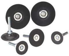 Standard Abrasives - 3" Diam Quick-Change Disc Backing Pad - 1/4" Shank Diam, Soft Density, 12,000 RPM, SocAtt Compatible - Industrial Tool & Supply