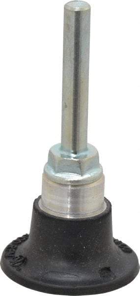 Standard Abrasives - 1-1/2" Diam Quick-Change Type S Disc Backing Pad - 1/4" Shank Diam, Medium Density, 25,000 RPM - Industrial Tool & Supply