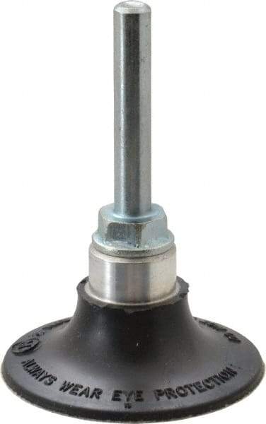 Standard Abrasives - 2" Diam Quick-Change Type S Disc Backing Pad - 1/4" Shank Diam, Medium Density, 25,000 RPM, SocAtt Compatible - Industrial Tool & Supply