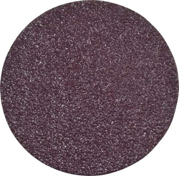 Standard Abrasives - 3" Disc Diam, 36 Grit, Aluminum Oxide Quick Change Disc - Type S Attaching System, Coated, Brown, Very Coarse Grade, 18,000 RPM - Industrial Tool & Supply