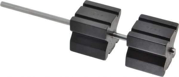 Starrett - 1-1/4" Max Capacity, 90° Angle, Hardened Steel 4-Way V-Block - 6-1/2" Long x 2.1" Wide x 1.7" High, Sold as 2 Block Set - Industrial Tool & Supply