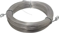 Made in USA - 6 Gage, 0.016 Inch Diameter x 1,465 Ft. Long, 302/304 Music Wire Coil - ASTM A580, 1 Lb. Shipping Weight - Industrial Tool & Supply