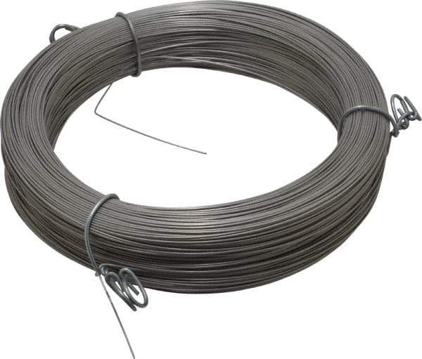 Made in USA - 11 Gage, 0.026 Inch Diameter x 560 Ft. Long, 302/304 Music Wire Coil - ASTM A580, 1 Lb. Shipping Weight - Industrial Tool & Supply