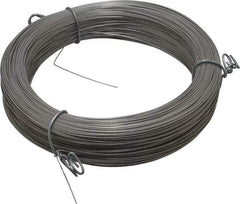 Made in USA - 11 Gage, 0.026 Inch Diameter x 560 Ft. Long, 302/304 Music Wire Coil - ASTM A580, 1 Lb. Shipping Weight - Industrial Tool & Supply