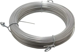 Made in USA - 18 Gage, 0.041 Inch Diameter x 223 Ft. Long, 302/304 Music Wire Coil - ASTM A580, 1 Lb. Shipping Weight - Industrial Tool & Supply