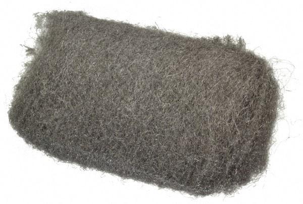 Made in USA - Medium Coarse Grit, Grade 00 Steel Wool Pad - 4" Long x 3" Wide - Industrial Tool & Supply