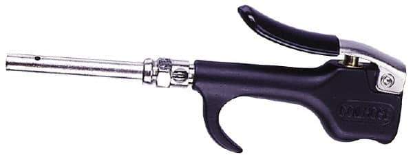 Coilhose Pneumatics - Safety Extension Tube Thumb Lever Blow Gun - 1/4 NPT, 36" Tube Length, Zinc - Industrial Tool & Supply