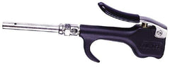 Coilhose Pneumatics - Safety Extension Tube Thumb Lever Blow Gun - 1/4 NPT, 36" Tube Length, Zinc - Industrial Tool & Supply