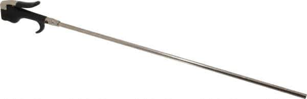 Coilhose Pneumatics - Safety Extension Tube Thumb Lever Blow Gun - 1/4 NPT, 18" Tube Length, Zinc - Industrial Tool & Supply