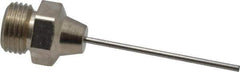 Coilhose Pneumatics - Blow Gun Needle Tip - 1/8 NPSM, 1.19" Hose Length - Industrial Tool & Supply