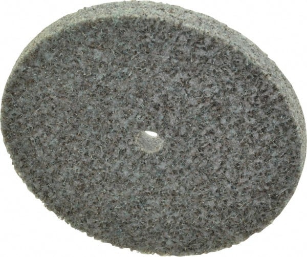 Standard Abrasives - 3" Diam, 1/4" Face Width, 1/4" Center Hole, Coarse Grade, Aluminum Oxide Deburring Wheel - Industrial Tool & Supply