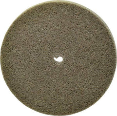 Standard Abrasives - 3" Diam, 1/4" Face Width, 1/4" Center Hole, Fine Grade, Aluminum Oxide Deburring Wheel - Unitized, Medium/Hard Density 7 Grade, 18,000 RPM - Industrial Tool & Supply