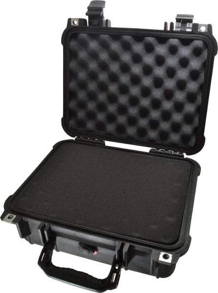 Pelican Products, Inc. - 11-5/8" Wide x 6" High, Clamshell Hard Case - Black, Structural Resin - Industrial Tool & Supply