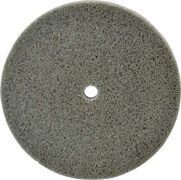 Standard Abrasives - 3" Medium Grade Aluminum Oxide Deburring Disc - Quick Change Connection, 12,000 Max RPM - Industrial Tool & Supply