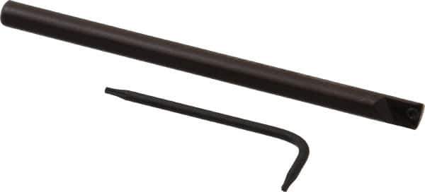 Seco - 0.29" Min Bore Diam, 4" OAL, 1/4" Shank Diam, STLD Indexable Boring Bar - TD.. 1.2 Insert, Screw Holding Method - Industrial Tool & Supply