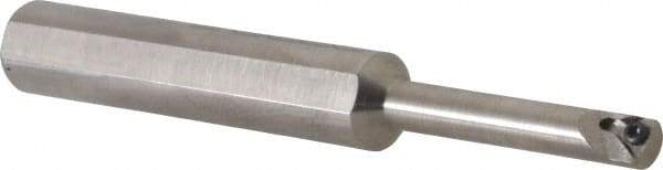Seco - 0.3" Min Bore Diam, 4" OAL, 1/2" Shank Diam, STLD Indexable Boring Bar - 1-1/2" Max Bore Depth, TD.. 1.2 Insert, Screw Holding Method - Industrial Tool & Supply
