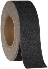 NMC - Black Solid Color Anti-Slip Vinyl Tape - 2" Wide x 60' Long x 0.02" Thick, General Traffic - Industrial Tool & Supply