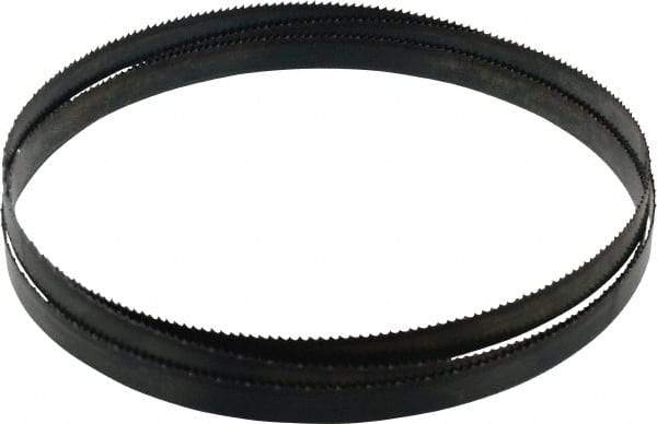 Disston - 10 TPI, 5' 8" Long x 1/2" Wide x 0.025" Thick, Welded Band Saw Blade - Carbon Steel, Toothed Edge, Raker Tooth Set, Flexible Back, Contour Cutting - Industrial Tool & Supply