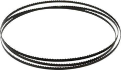 Disston - 6 TPI, 6' 8" Long x 1/4" Wide x 0.025" Thick, Welded Band Saw Blade - Carbon Steel, Toothed Edge, Raker Tooth Set, Flexible Back, Contour Cutting - Industrial Tool & Supply