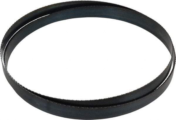 Disston - 14 TPI, 7' 9" Long x 3/4" Wide x 0.032" Thick, Welded Band Saw Blade - Carbon Steel, Toothed Edge, Raker Tooth Set, Flexible Back, Contour Cutting - Industrial Tool & Supply