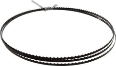 Disston - 4 TPI, 7' 9-1/2" Long x 1/4" Wide x 0.025" Thick, Welded Band Saw Blade - Carbon Steel, Toothed Edge, Raker Tooth Set, Flexible Back, Contour Cutting - Industrial Tool & Supply