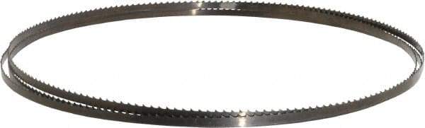 Disston - 6 TPI, 7' 9-1/2" Long x 1/4" Wide x 0.025" Thick, Welded Band Saw Blade - Carbon Steel, Toothed Edge, Raker Tooth Set, Flexible Back, Contour Cutting - Industrial Tool & Supply