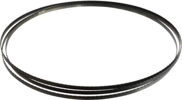 Disston - 14 TPI, 7' 9" Long x 1/4" Wide x 0.025" Thick, Welded Band Saw Blade - Carbon Steel, Toothed Edge, Raker Tooth Set, Flexible Back, Contour Cutting - Industrial Tool & Supply