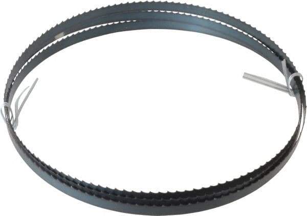 Disston - 4 TPI, 7' 9-1/2" Long x 1/2" Wide x 0.025" Thick, Welded Band Saw Blade - Carbon Steel, Toothed Edge, Raker Tooth Set, Flexible Back, Contour Cutting - Industrial Tool & Supply
