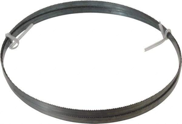 Disston - 10 TPI, 8' Long x 1/2" Wide x 0.025" Thick, Welded Band Saw Blade - Carbon Steel, Toothed Edge, Raker Tooth Set, Flexible Back, Contour Cutting - Industrial Tool & Supply