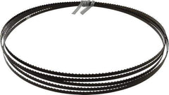 Disston - 6 TPI, 12' 6" Long x 1/4" Wide x 0.025" Thick, Welded Band Saw Blade - Carbon Steel, Toothed Edge, Raker Tooth Set, Flexible Back, Contour Cutting - Industrial Tool & Supply