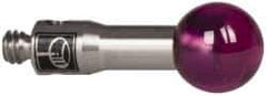 Renishaw - 0.1969 Inch Ball Diameter, Stainless Steel Stem, M2 Thread, Ruby Point Ball Tip CMM Stylus - 0.3937 Inch Working Length, 0.0984 Inch Stem Diameter, 0.3937 Inch Overall Length - Industrial Tool & Supply