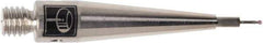 Renishaw - 0.0197 Inch Ball Diameter, Carbide Stem, M3 Thread, Ruby Point Ball Tip CMM Stylus - 0.0787 Inch Working Length, 0.02 Inch Stem Diameter, 0.8268 Inch Overall Length - Industrial Tool & Supply