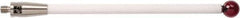 Renishaw - 0.315 Inch Ball Diameter, Ceramic Stem, M4 Thread, Ruby Point Ball Tip CMM Stylus - 3-15/16 Inch Working Length, 0.1772 Inch Stem Diameter, 3-15/16 Inch Overall Length - Industrial Tool & Supply